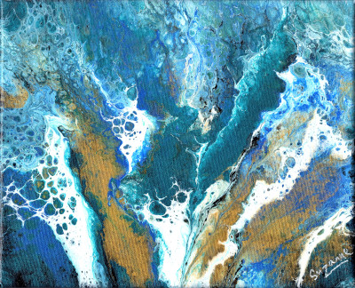 Blue Green Chevrons